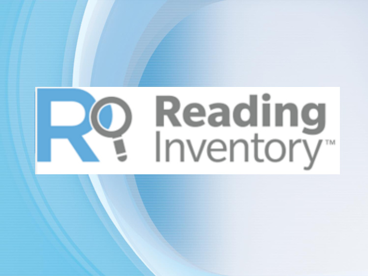 log in to the reading inventory