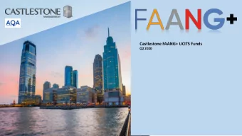 Castlestone FAANG+ UCITS Funds  Q2 2020  FAANG+ holdings in S&amp;P 500 &amp; MSCI EM Index