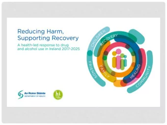 OVERVIEW OF PRESENTATION  Trends  Methodology  Key messages from public consultation