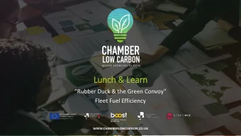 Lunch &amp; Learn  Rubber Duck &amp; the Green Convoy  &lt;Sub title&gt;  Fleet Fuel