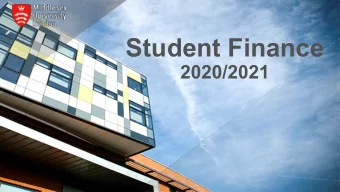 Student Finance  2020/2021  Contents  Student loans  Additional support  Tuition fee loan