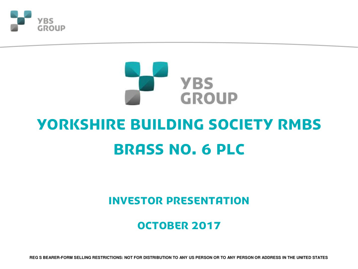 yorkshire building society rmbs brass no 6 plc