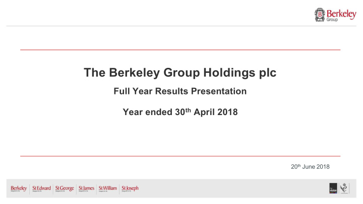the berkeley group holdings plc