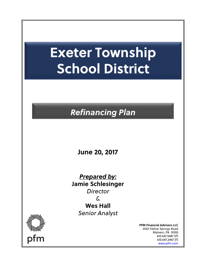 exeter township school district