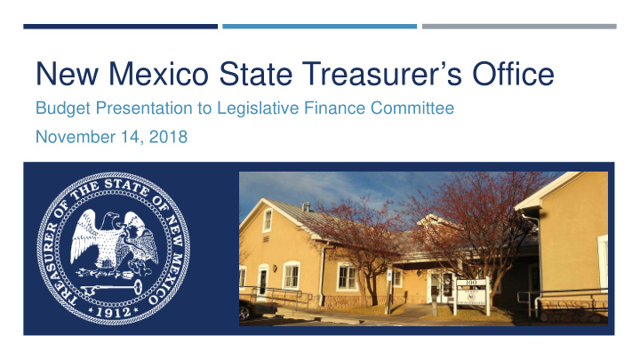 new mexico state treasurer s office