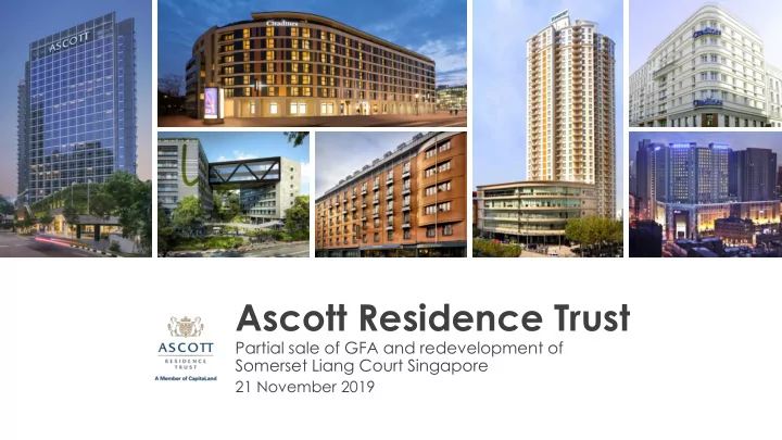 ascott residence trust