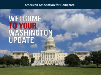 American Association for Homecare  About  ABOUT AAHOMECARE  Introduction  National voice for