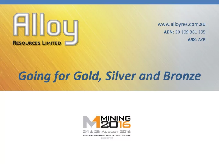 going for gold silver and bronze company disclaimer and