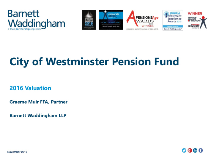 city of westminster pension fund