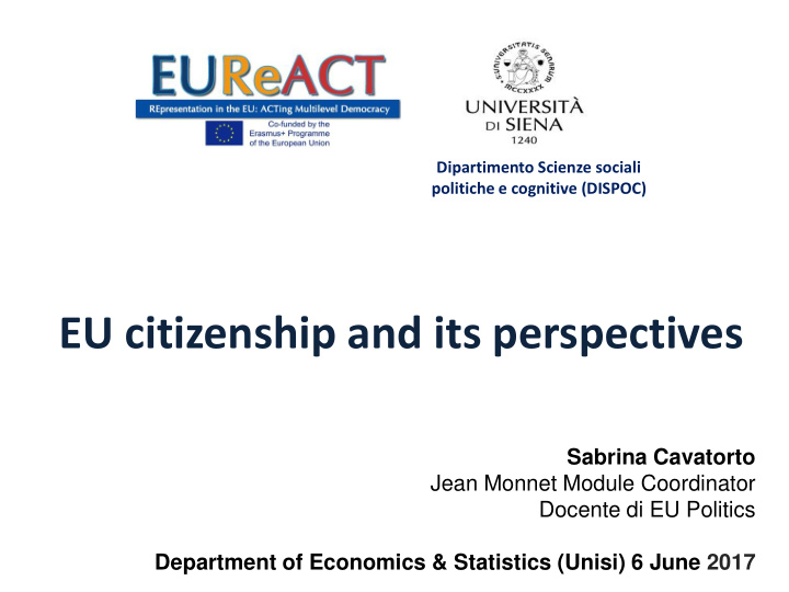 eu citizenship and its perspectives