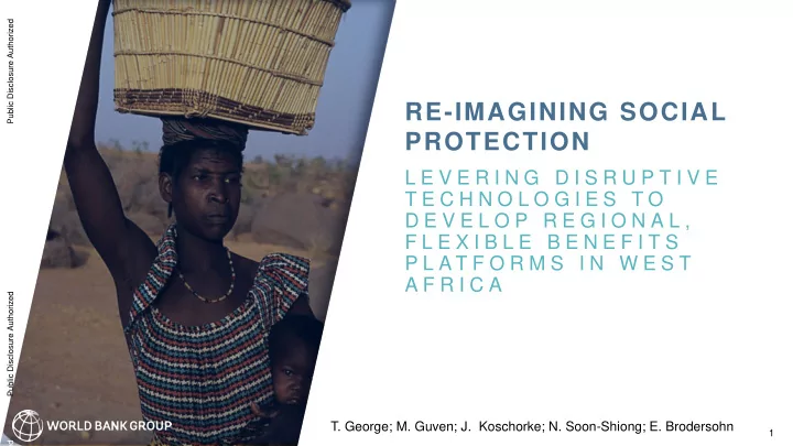 re imagining social protection