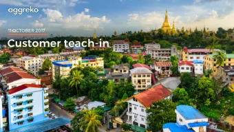 Customer teach-in  1 Customer teach-in October 2017  Introduction  Chris Weston  CHIEF EXECUTIVE