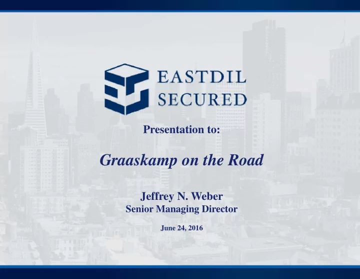 graaskamp on the road