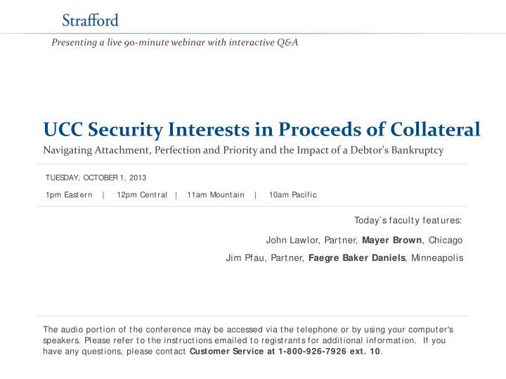 ucc security interests in proceeds of collateral