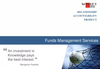 An investment in  Knowledge pays the best interest.   - Benjamin Franklin  Executive