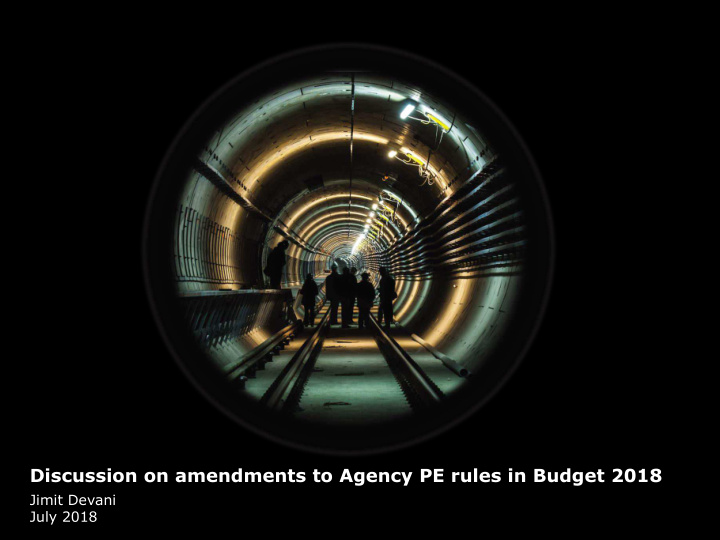 discussion on amendments to agency pe rules in budget