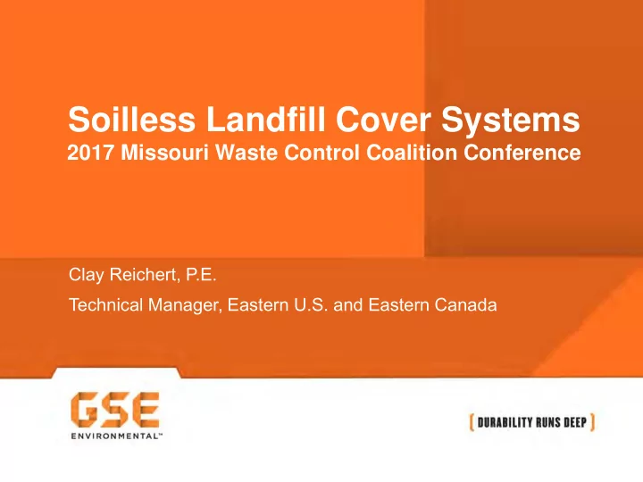 soilless landfill cover systems