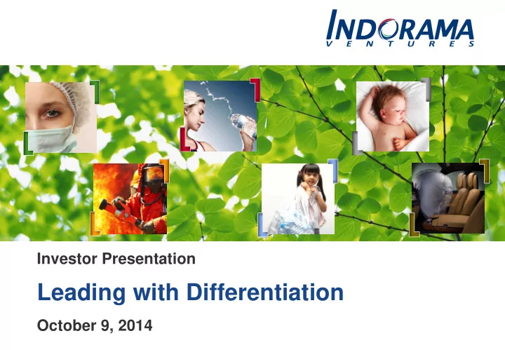leading with differentiation