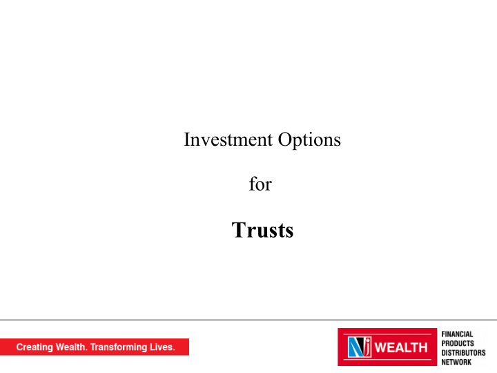 trusts