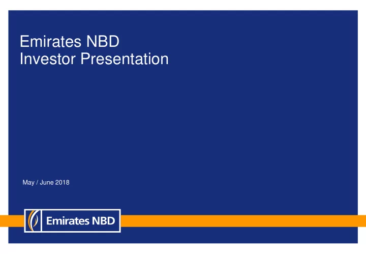 investor presentation