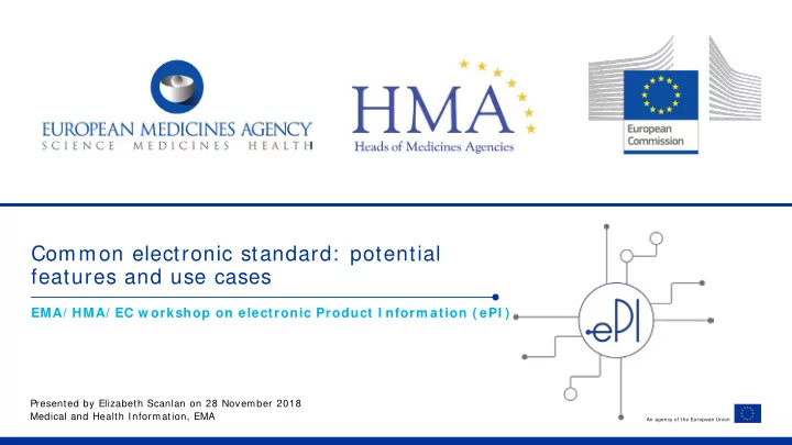 common electronic standard potential features and use