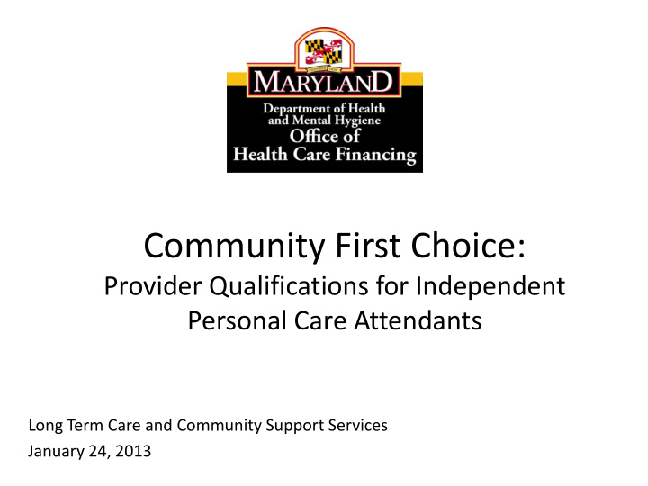 community first choice