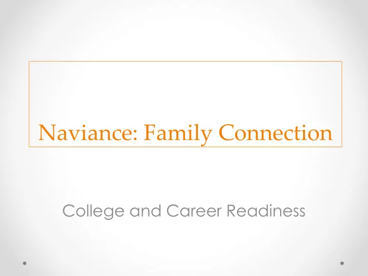 naviance family connection