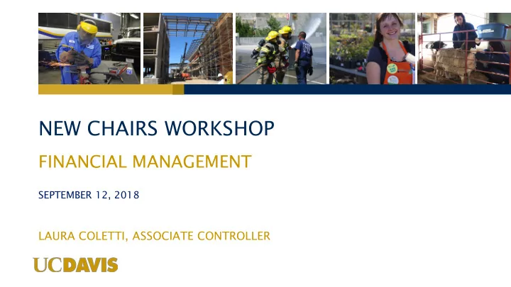 new chairs workshop