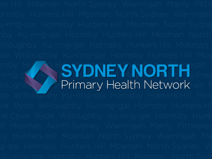 who is sydney north primary health network