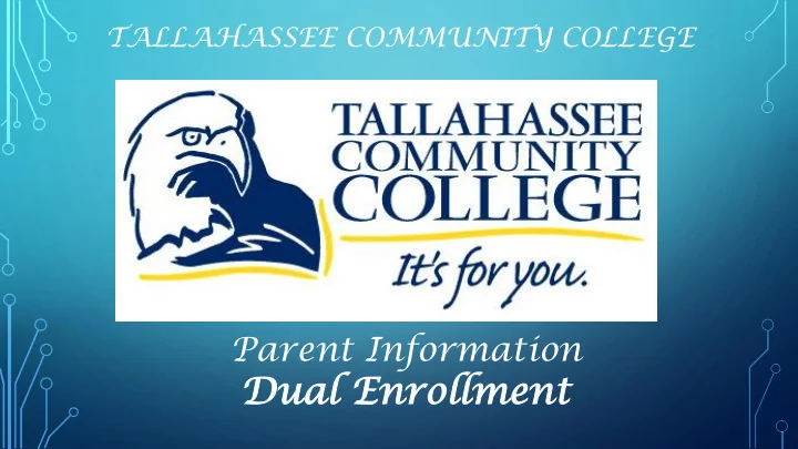 du dual al enr nrollment ollment i want my student to