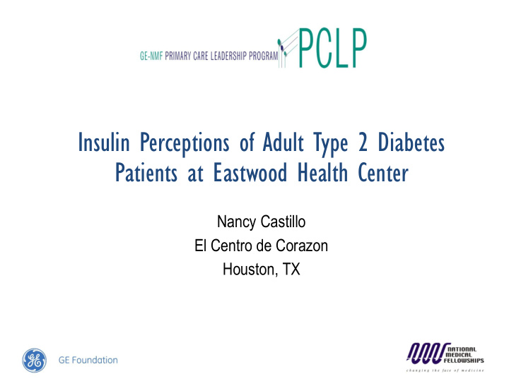 insulin perceptions of adult type 2 diabetes