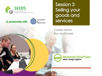 Charles Oham  Don McDonald  1  2  General aim of the course  This course is  designed to provide