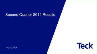 Second Quarter 2019 Results  July 25, 2019  Caution Regarding Forward-Looking Statements  Both