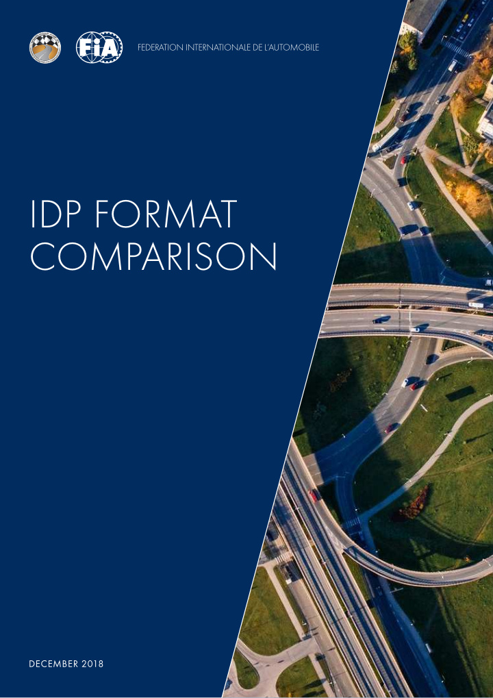 idp format comparison