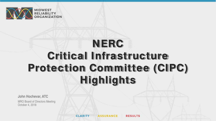 nerc critical infrastructure protection committee cipc