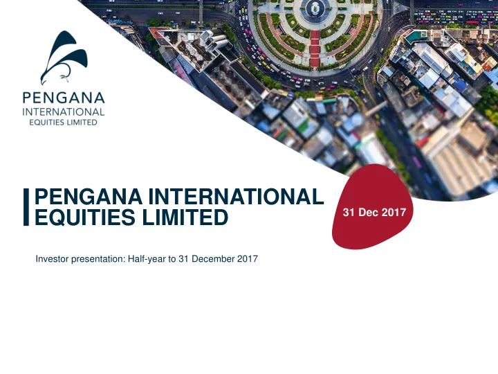 pengana international