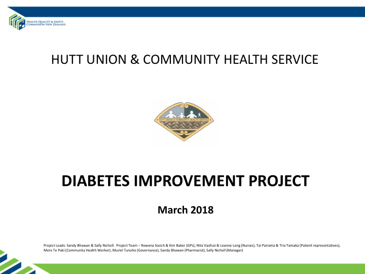 diabetes improvement project
