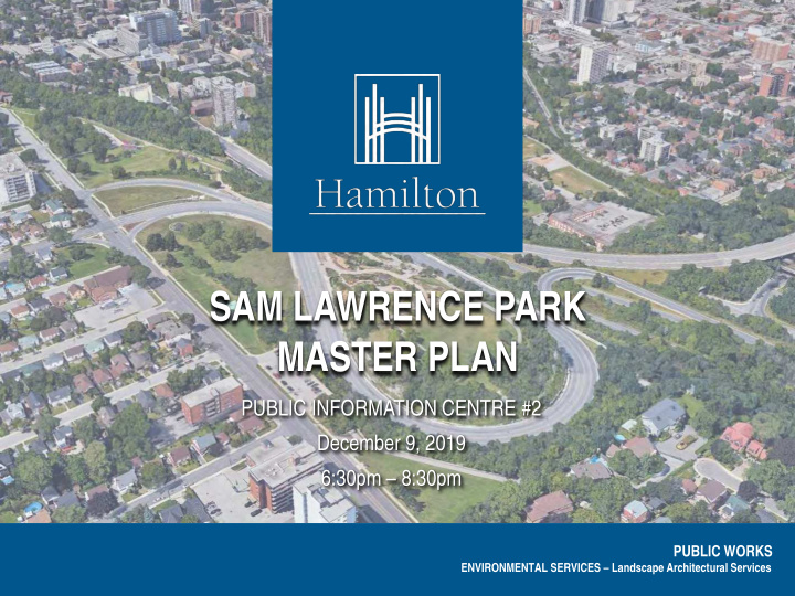 sam lawrence park master plan