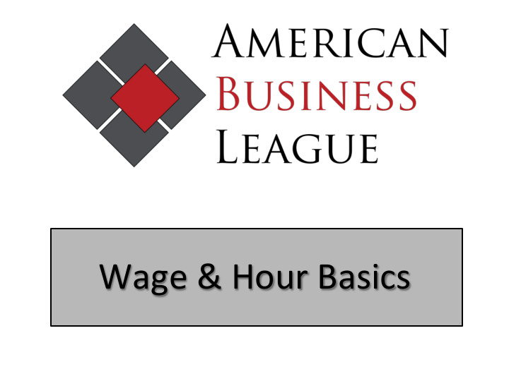 wage hour basics d o l investigation