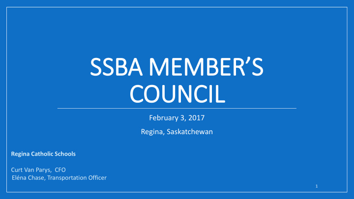 ssba member s council