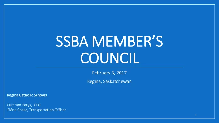 ssba member s council