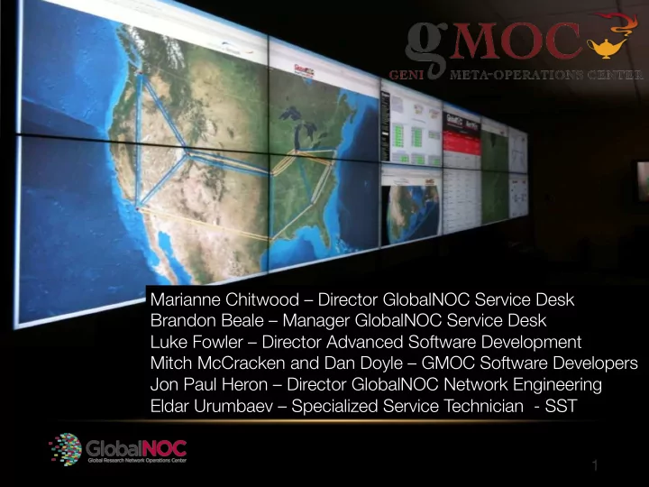marianne chitwood director globalnoc service desk brandon