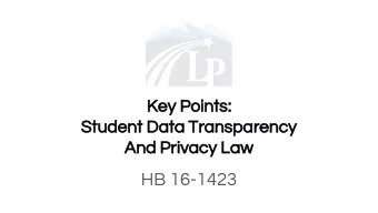HB 16-1423  Our responsibilities as a  Local Education Provider  (LEP)  (1) Per law, we must now .