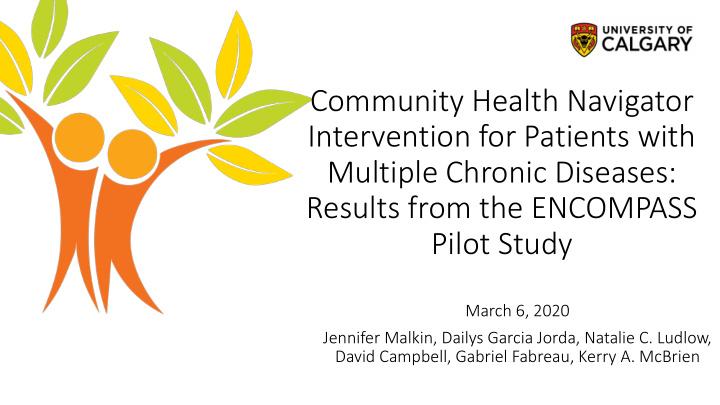 community health navigator intervention for patients with