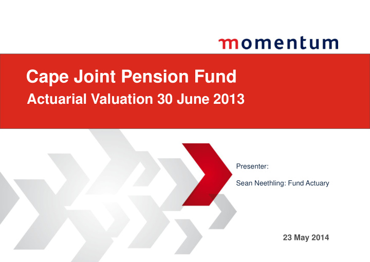 cape joint pension fund