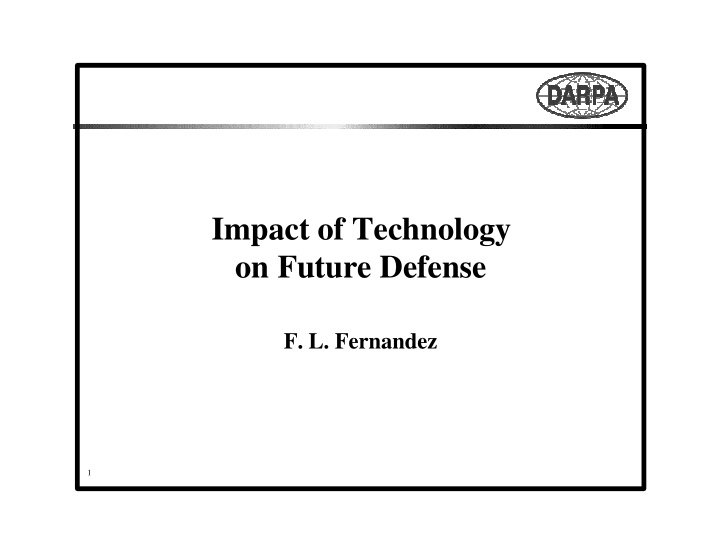 impact of technology on future defense