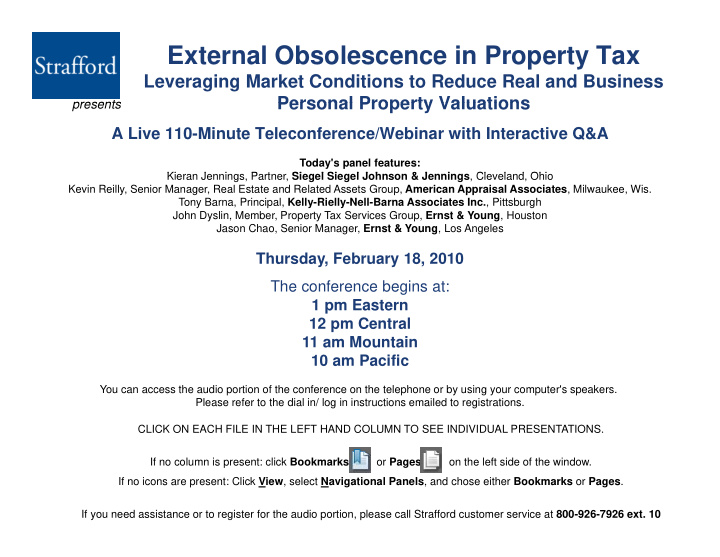 external obsolescence in property tax