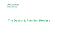 the design planning process what we re doing today