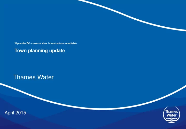thames water