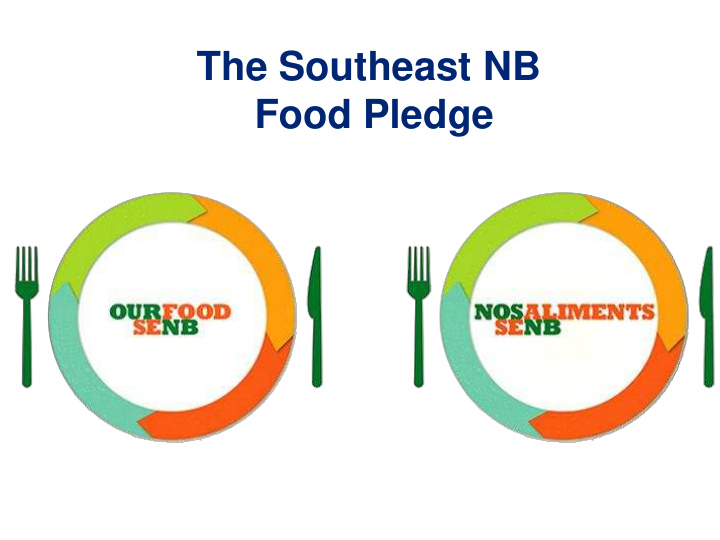 food pledge the purpose of the pledge